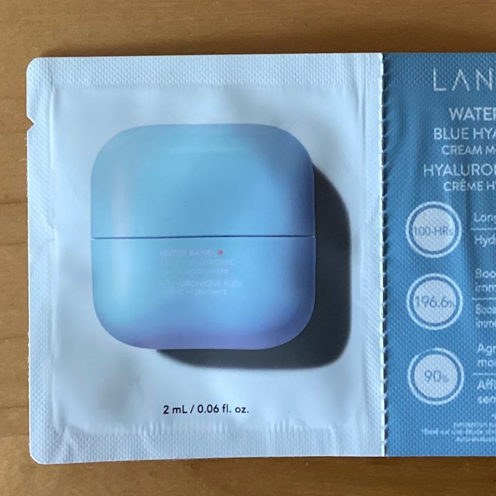 2ml LANEIGE Water Bank Blue Hyaluronic Cream Moisturizer Sample